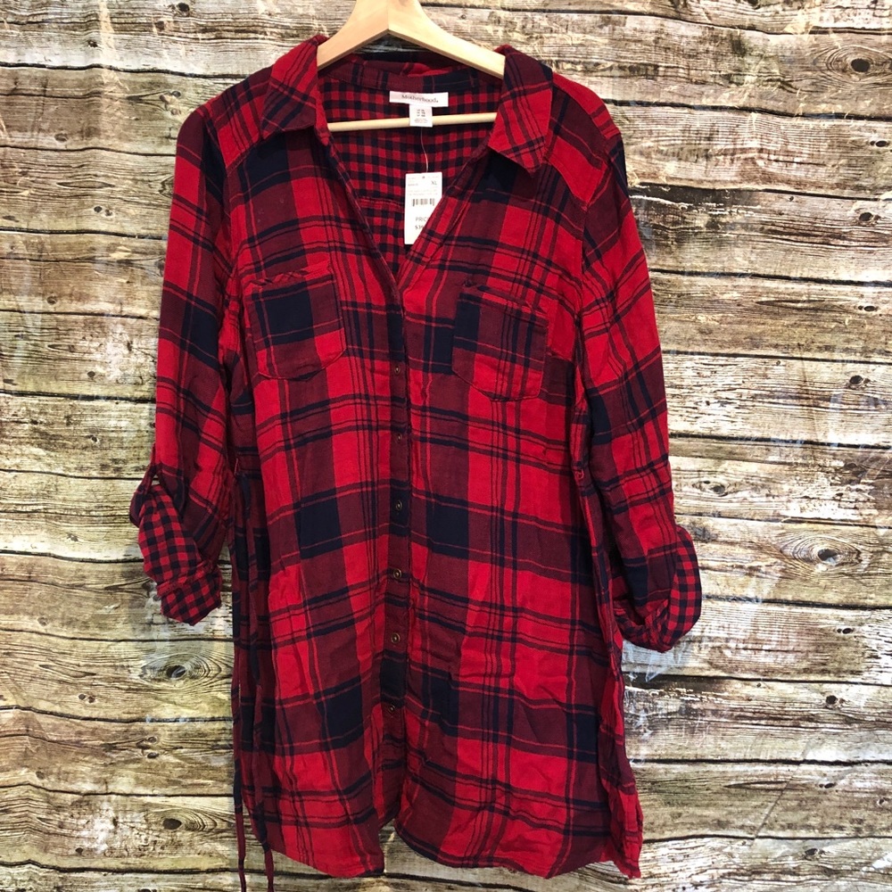 Motherhood Maternity Flannel Shirt
